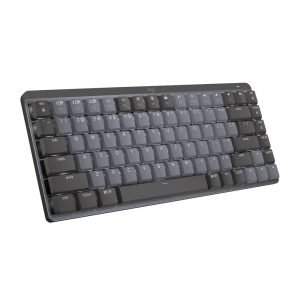 MX Mechanical Wireless Illuminated Performance Keyboard, Tactile Quiet Switches, Backlit Keys, Bluetooth, USB-C, macOS, Windows, Linux, iOS, Android, Metal, ‎Graphite