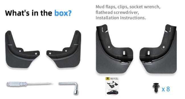 New Version Mud Flaps Accessories
